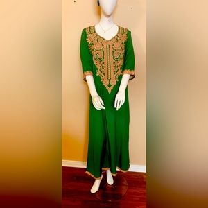 Christmas Attire with Elegant Embroidery and stone work🌺